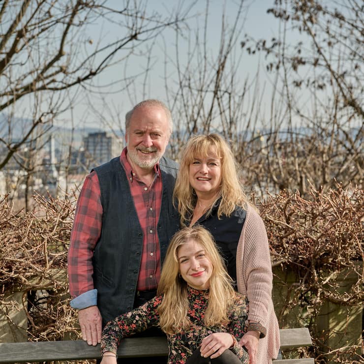 Peter Reber und Familie