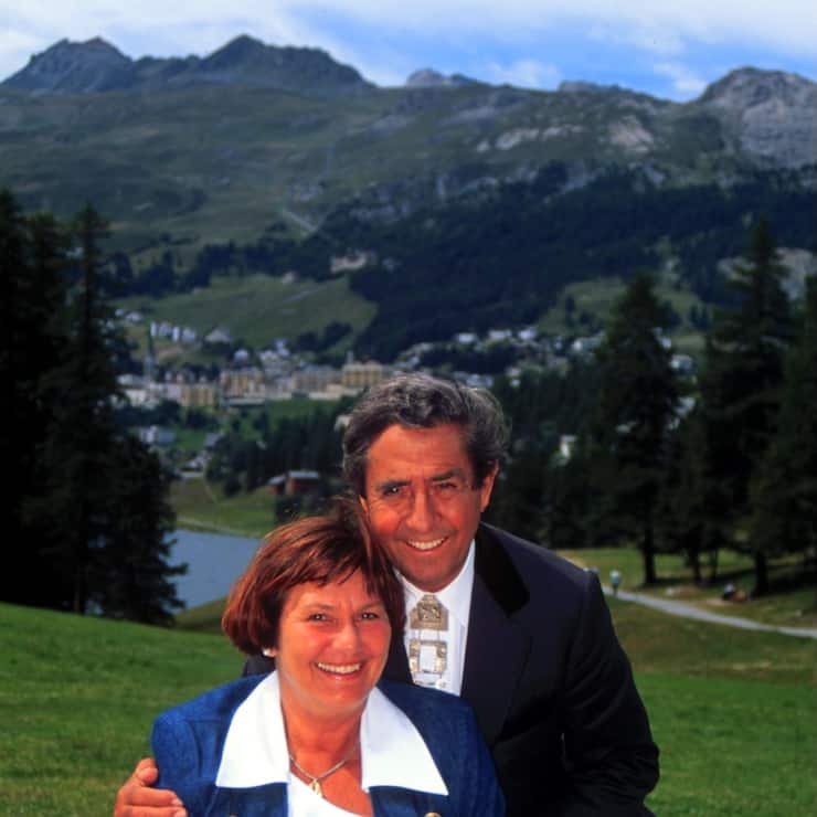 Vico Torriani mit Ehefrau Evelyne, Geburtstagsspecial-TV (RTL),