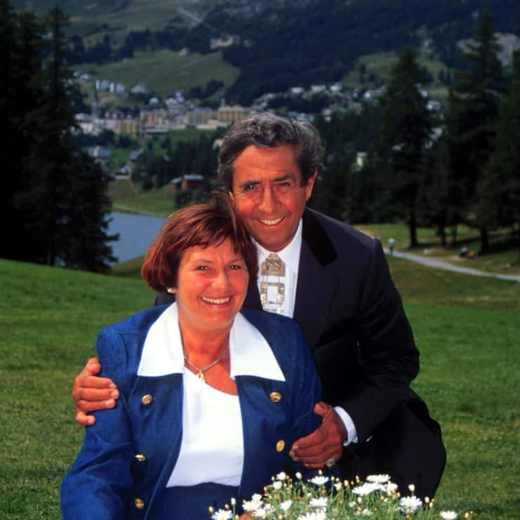 Vico Torriani mit Ehefrau Evelyne, Geburtstagsspecial-TV (RTL),