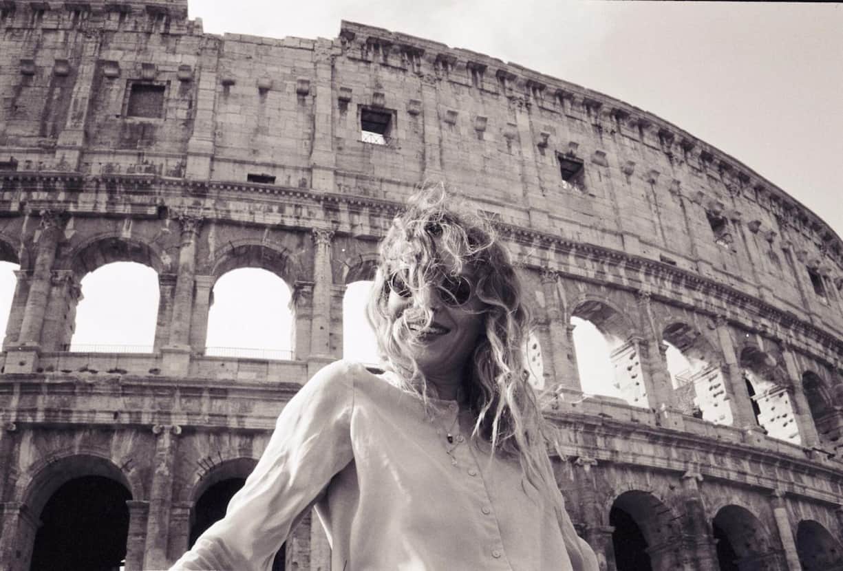 Am Tag, als dieses Bild vor dem Kolosseum entstand, traf Anna erstmals ihren heutigen Partner.
