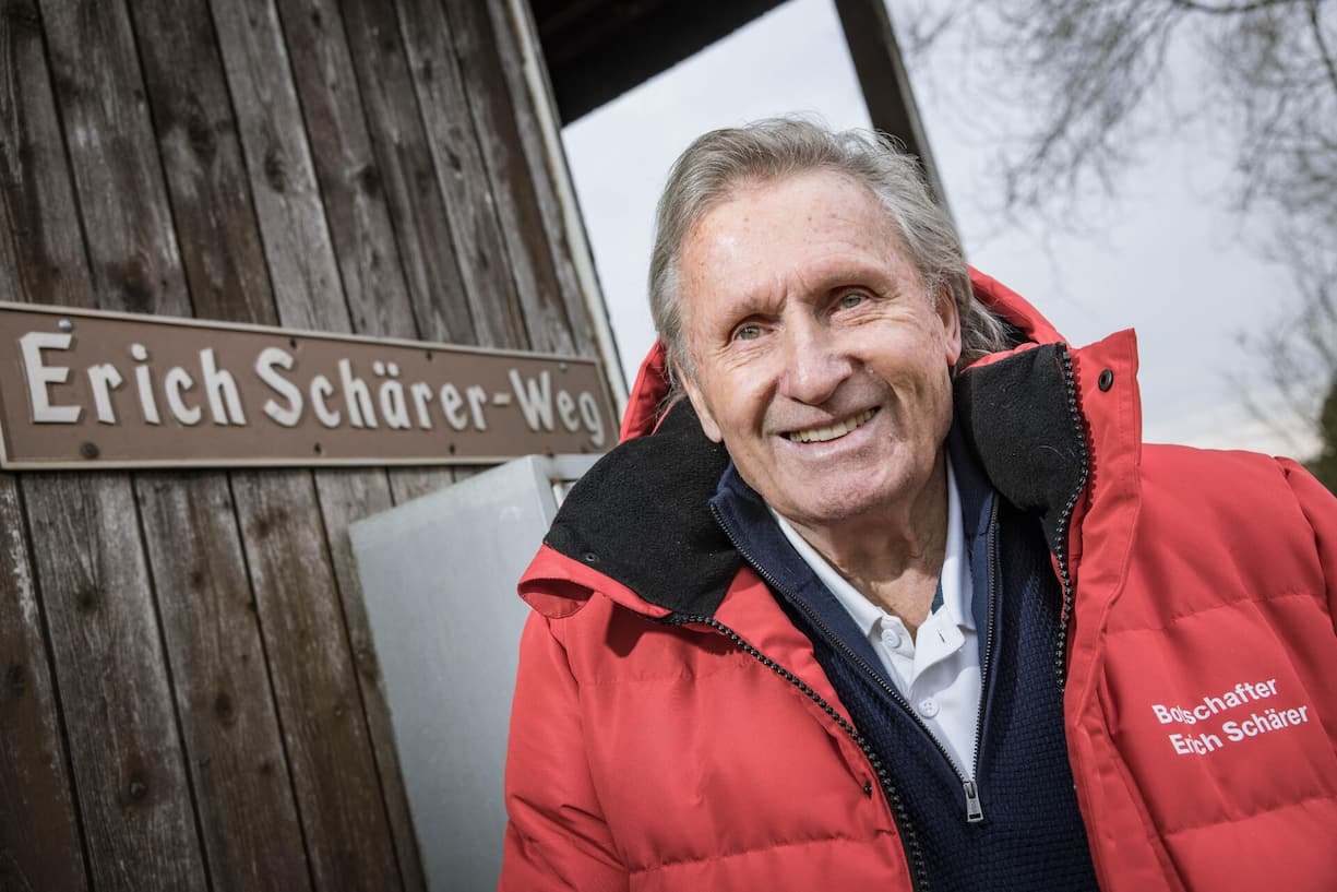 Der Weg ist das Ziel: Die Gemeinde Herrliberg ist stolz auf Erich Schärer.