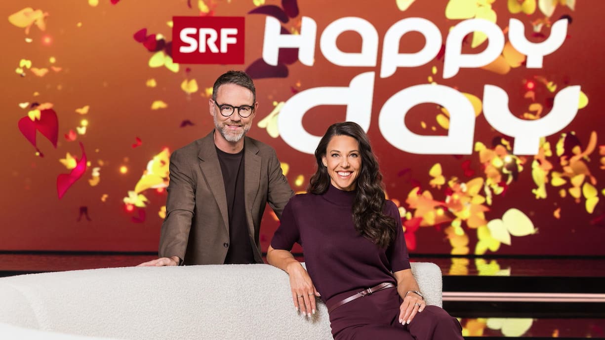Nik Hartmann und Kiki Maeder führen am 14.2. zum vierten Mal durch «Happy Day» (20.10 Uhr, SRF 1).