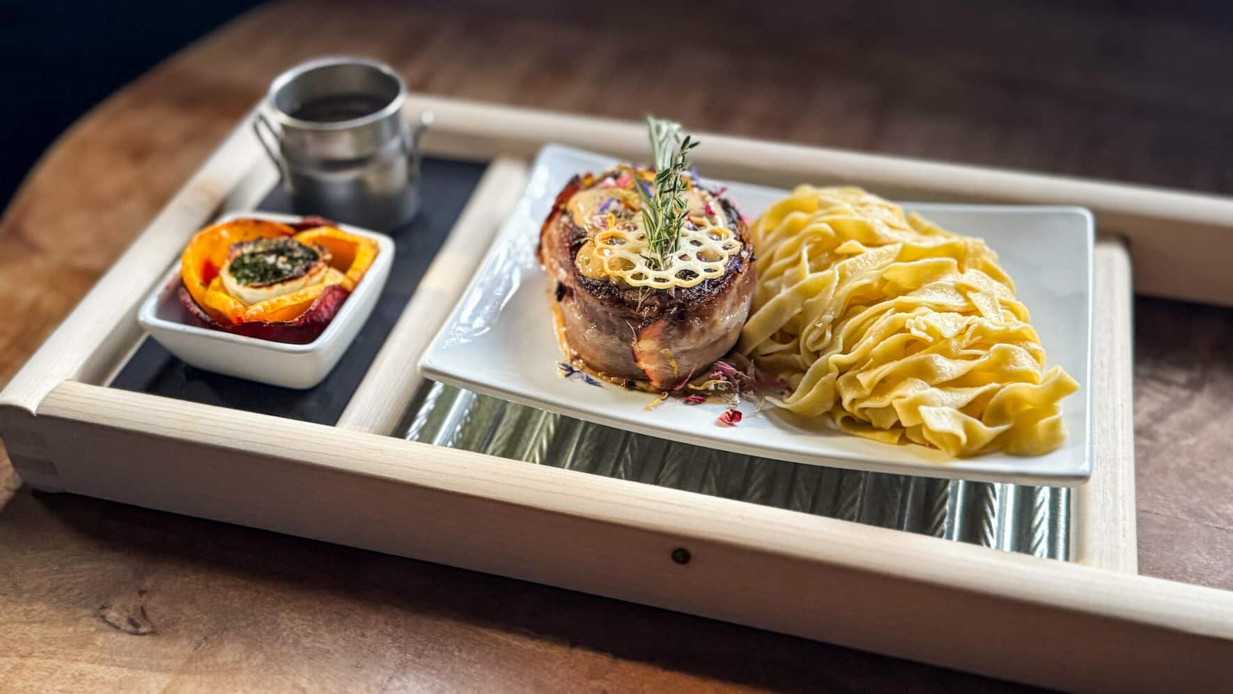 Mit ihrem Kalbs- und Rindsfilet im Speckmantel hat Irène Meier gewonnen.