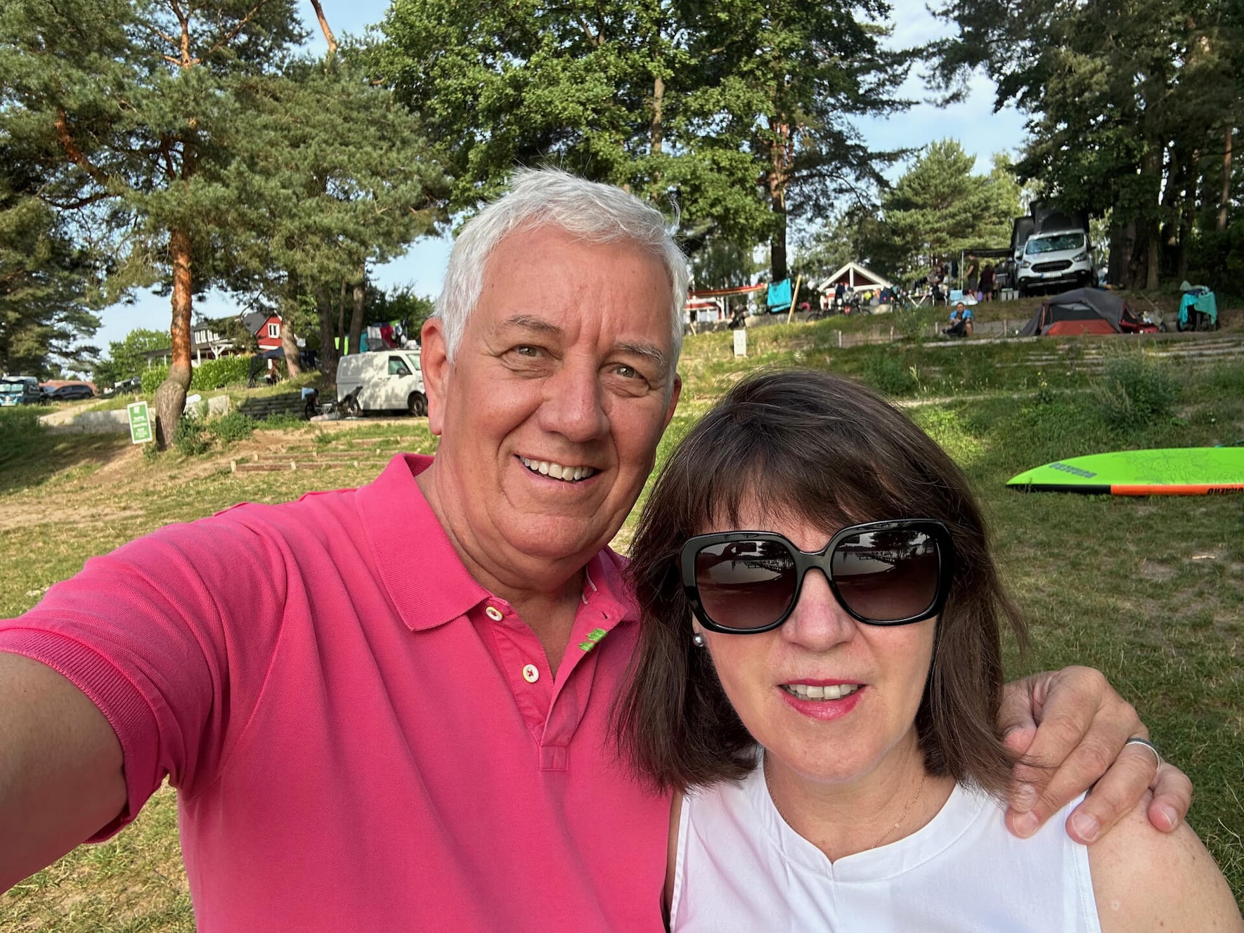 Während des Sommers reisten Röbi Koller und Frau Esther Della Pietra im Wohnmobil durch Deutschland.