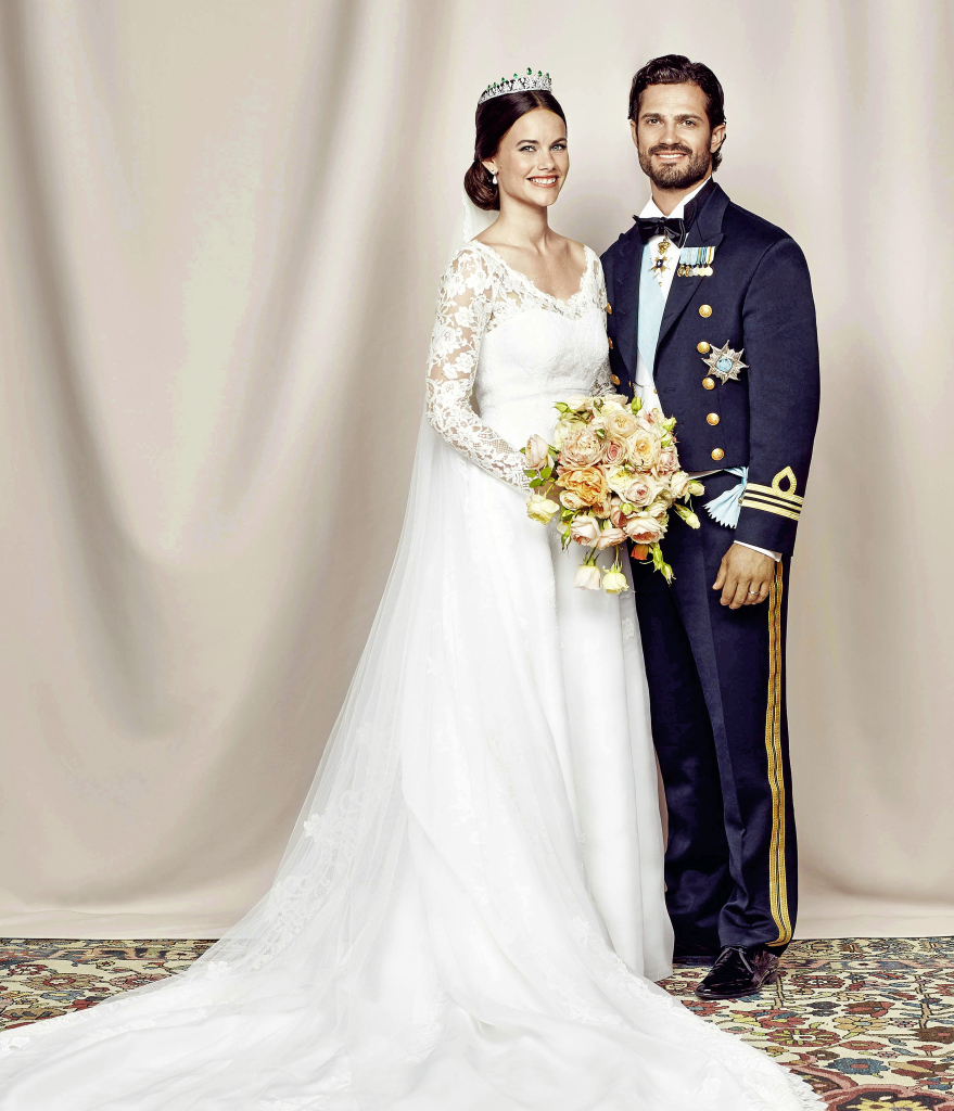 13-06-2015 Sweden Wedding of Prince Carl Philip and Sofia Hellqvist a the royal chapel at the royal palace in Stockholm, Sweden.   © PPE/Mattias Edwall/Kungahuset.se